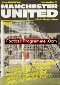 Manchester United Official Football Magazine April 1983