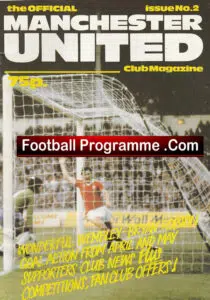 Manchester United Official Football Magazine April 1983