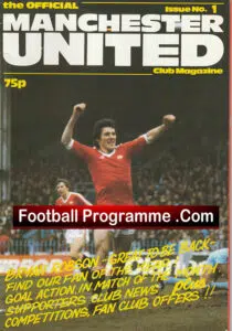 Manchester United Official Football Magazine March 1983 Issue 1