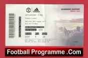 Manchester United v Leicester City 2017 – Match Ticket