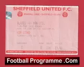 Sheffield United v Manchester United 1995 – FA Cup Match Ticket