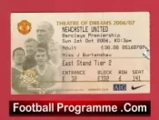 Manchester United v Newcastle United 2006 – Match Ticket
