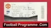 Manchester United v Fulham 2007 – Comp Ticket