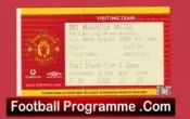 Manchester United v Newcastle United 2000 – Football Ticket