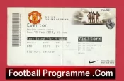 Manchester United v Everton 2013 – Match Ticket