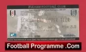 Fulham v Manchester United 2002 – Football Ticket