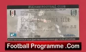 Fulham v Manchester United 2002 – Football Ticket