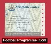 Newcastle United v Manchester United 1994 – Football Ticket