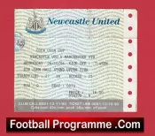 Newcastle United v Manchester United 1994 – Football Ticket