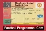 Manchester United v Blackburn Rovers 1997 – Football Ticket
