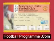 Manchester United v Chelsea 1996 – Football Ticket