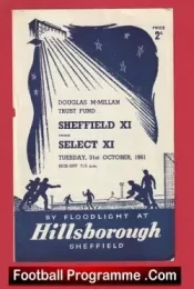 Douglas McMillan Fund Testimonial Benefit Sheffield X1 1961 + Bobby Charlton