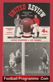 Manchester United v Burnley 1957 – Munich Season 57/58