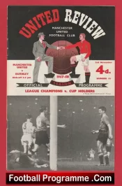 Manchester United v Burnley 1957 – Munich Season 57/58