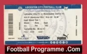 Leicester City v Manchester United 2014 – Match Ticket