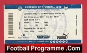 Leicester City v Manchester United 2014 – Match Ticket