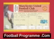 Manchester United v Leicester City 1996 – Football Ticket