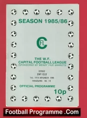 Wycombe Wanderers v Enfield 1985