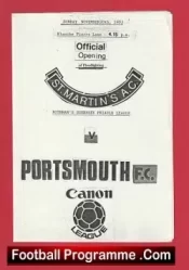 St Martins v Portsmouth 1983 – Gurnsey League