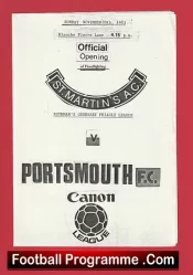 St Martins v Portsmouth 1983 – Gurnsey League