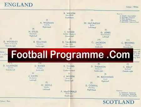 England v Scotland 1957 - at Hillsborough - Tambling - Image 3