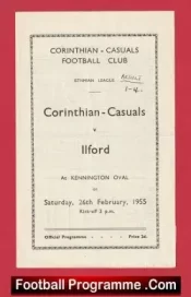 Corinthian Casuals v Ilford 1955 – Kennington Oval