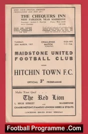 Maidstone United v Hitchin Town 1957