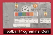 Monaco v Manchester United 1998 – Football Ticket