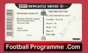 Newcastle United v Manchester United 2012 – Football Ticket