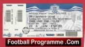 Queens Park Rangers v Manchester United 2011 – Match Ticket QPR