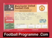 Manchester United v Chelsea 1996 – Match Ticket
