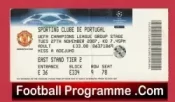 Manchester United v Sporting Lisbon 2007 – Football Ticket