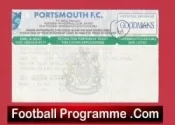 Portsmouth v Manchester United 1994 – Match Ticket