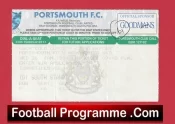 Portsmouth v Manchester United 1994 – Match Ticket