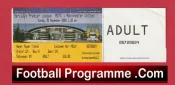 Manchester City v Manchester United 2008 – Football Ticket