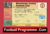 Manchester United v Nottingham Forest 1996 – Match Ticket