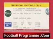 Liverpool v Manchester United 1999 – Football Ticket