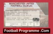 Manchester United v Newcastle United 1995 – Football Ticket