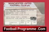 Manchester United v Newcastle United 1995 – Football Ticket