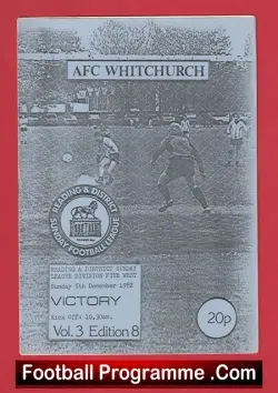 AFC Whitchurch v Victory 1982 – Reading District Sunday League