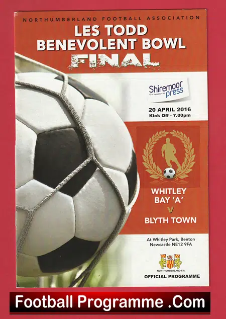 Blyth Town v Whitley Bay A 2016 - Cup Final - Image 2