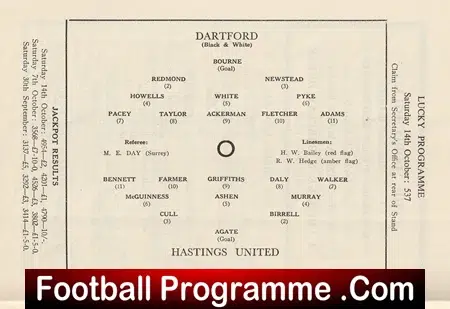 Dartford v Hastings United 1961 - FA Cup Match - Image 3