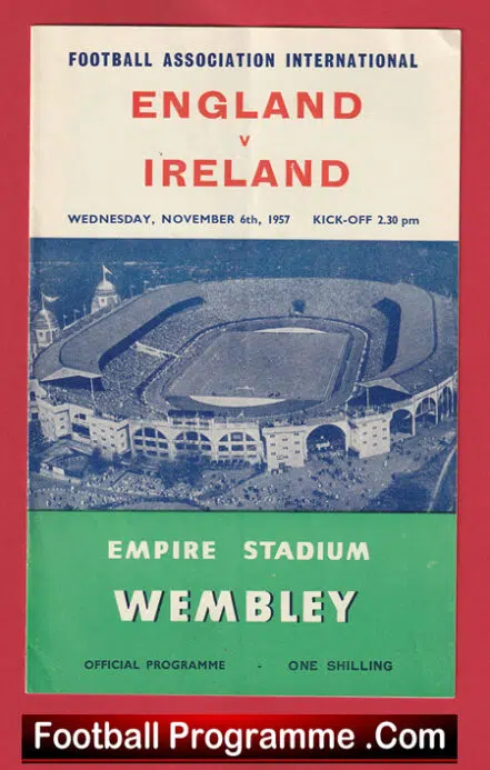 England v Ireland 1957 – Duncan Edwards World Cup Prelims