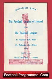 Football League Of Ireland v English Football League 1963 – Dublin