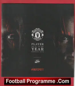 Manchester United Player Of The Year Awards Programme 2015 – Rooney + De Gea