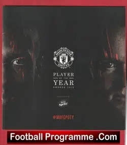 Manchester United Player Of The Year Awards Programme 2015 – Rooney + De Gea