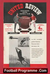 Manchester United v Aston Villa 1961 – Man Utd 61