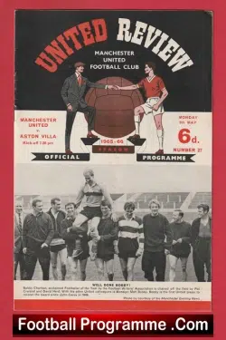 Manchester United v Aston Villa 1966 – Man Utd 66