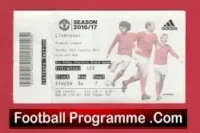 Manchester United v Liverpool 2017 – Football Ticket