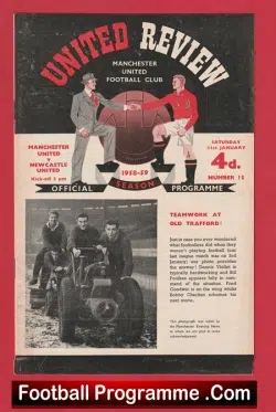 Manchester United v Newcastle United 1959 – Man Utd 59